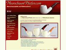 Tablet Screenshot of meerschaum-pfeifen.com